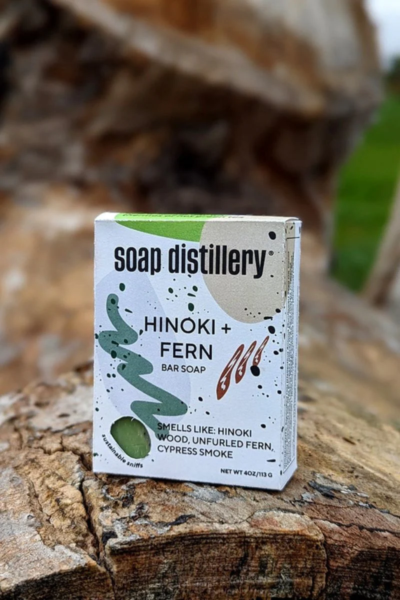 Soap Distillery Hinoki + Fern Bar Soap