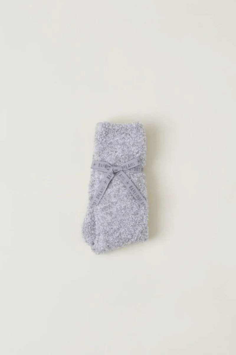 CozyChic Womens Heathered Socks Oyster White - Image 2