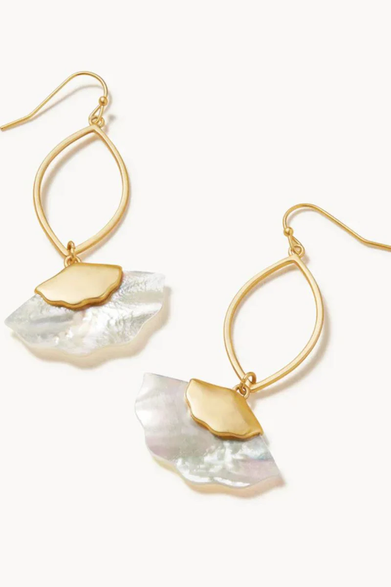 Spartina Buttercup Earrings Mother of Pearl - Image 2