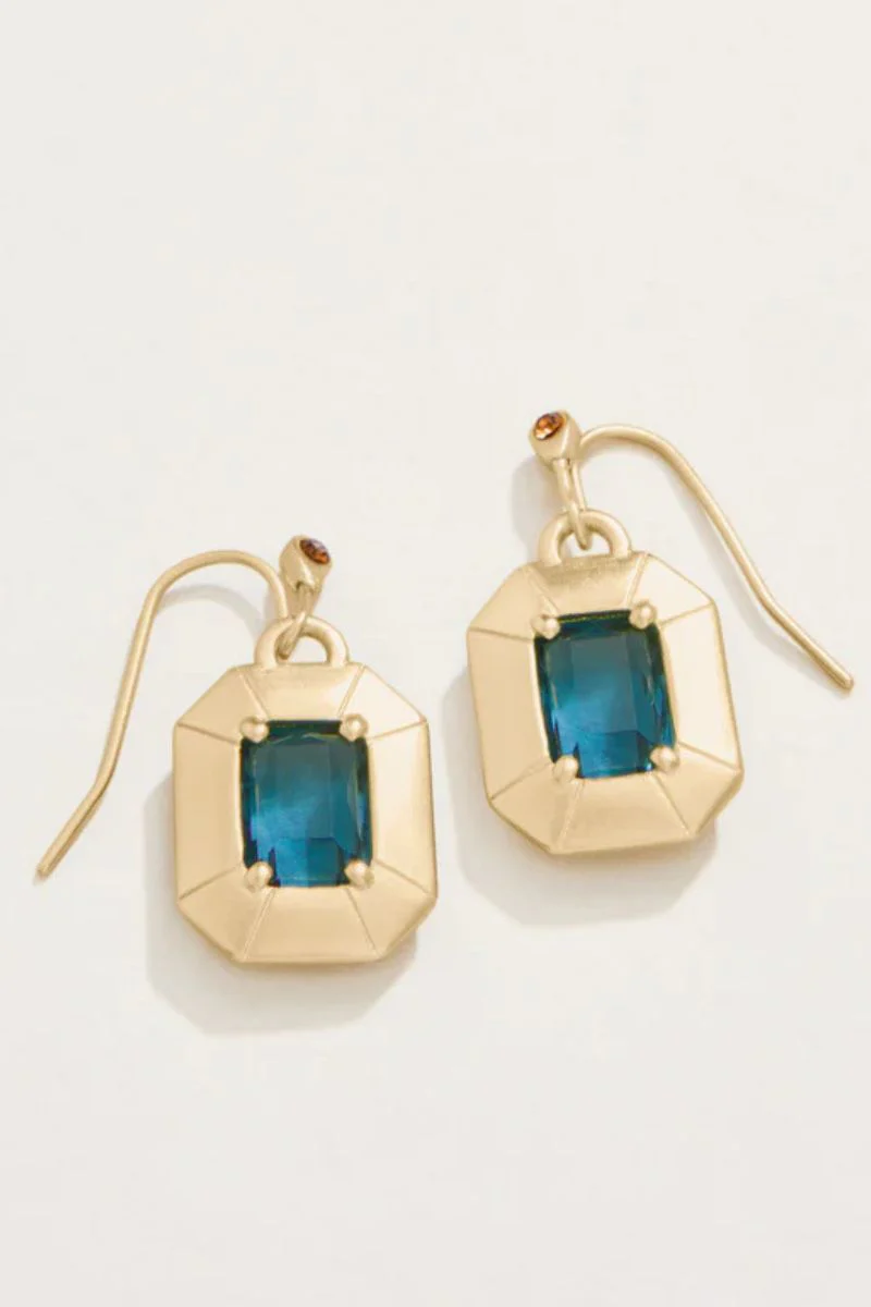 Spartina Chateau Earrings Navy