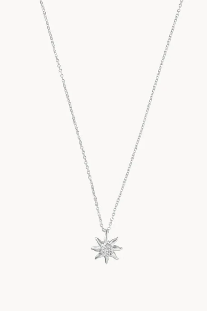 Spartina Sea La Vie Happy Day Sun Necklace Silver - Image 2