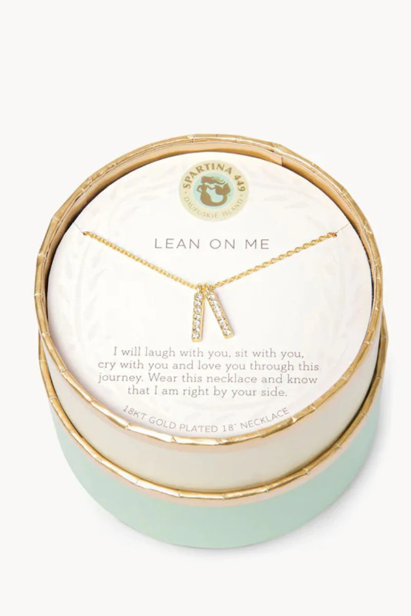 Spartina Sea La Vie Necklace 18" Lean on Me/Double Bars