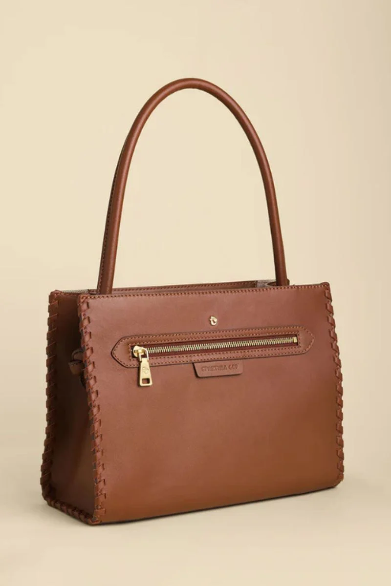 Spartina Siren Raya Tote Bag Brown - Image 2