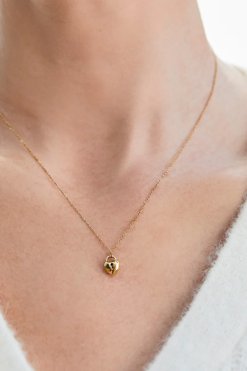 Spartina Splash Collection Locked in Love Necklace 16"