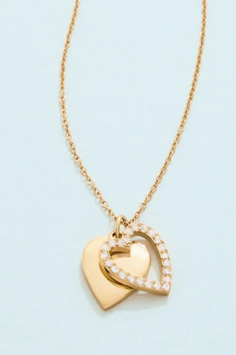 Spartina Splash Collection Sweetheart Necklace 18" Crystal - Image 2