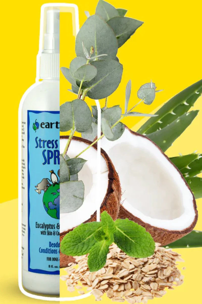 Earthbath Stress Relief Spritz w/ Eucalyptus & Peppermint for Dogs 8 oz - Image 2