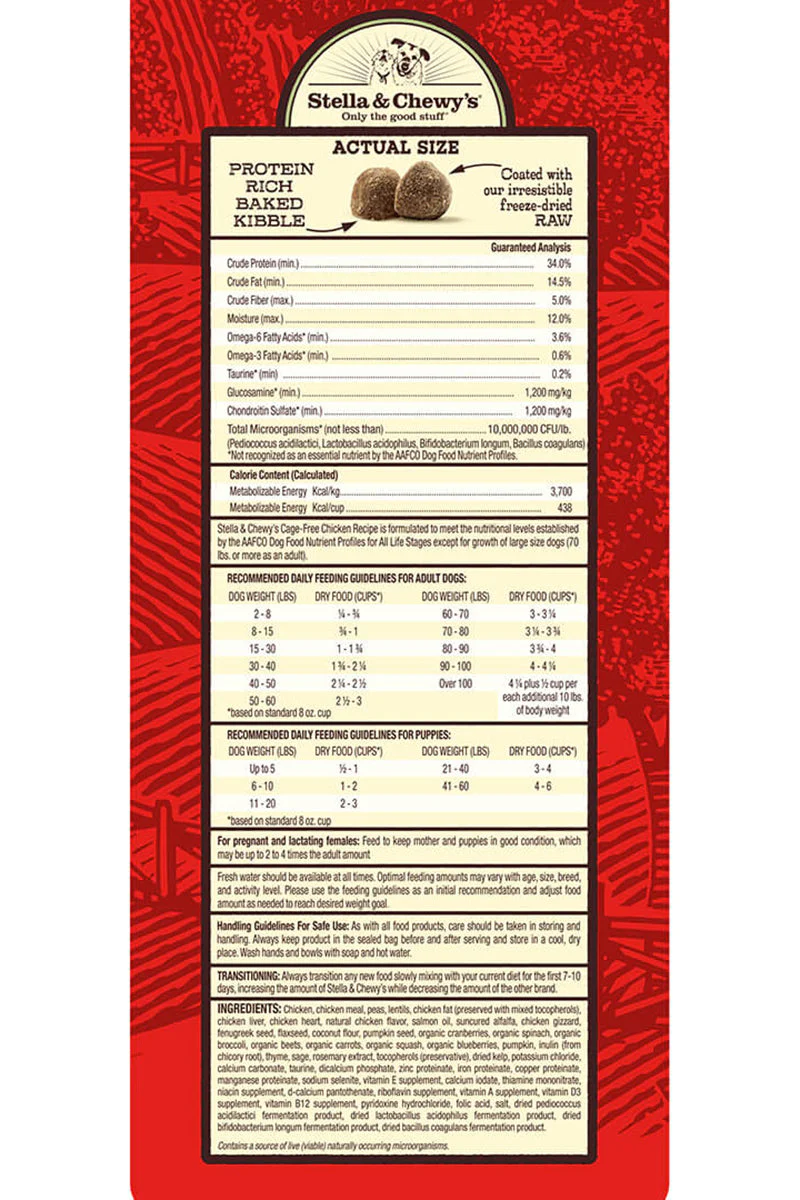 Stella & Chewy's Raw Coated Cage Free Chicken Recipe 22 lb - Image 2