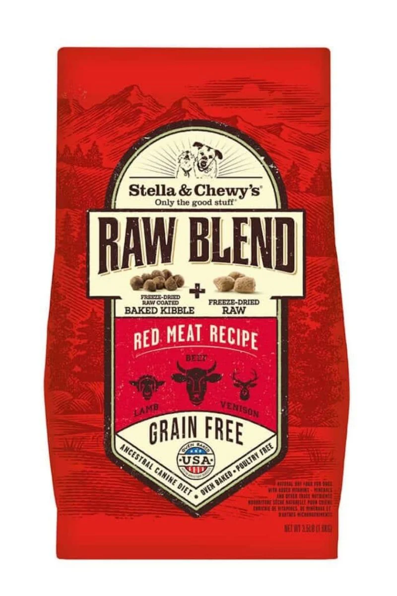 Stella & Chewy's Dog Raw Blend Red Meat Kibble 3.5 lb