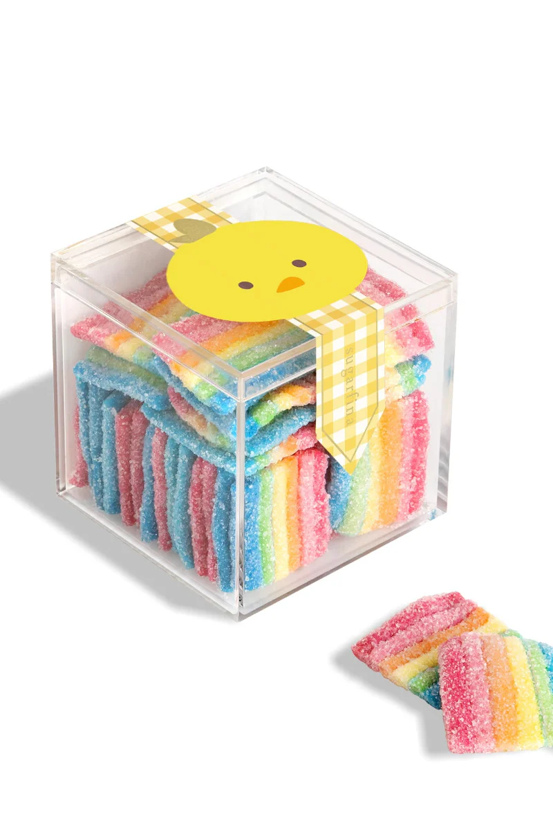 Sugarfina Chick Sour Rainbows Small Cube