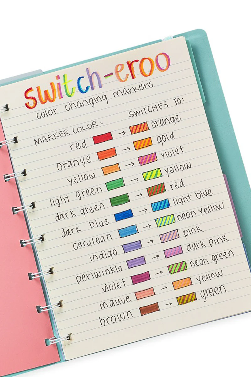 OOLY Switch-eroo! Color-Changing Markers 2.0 Set of 12 - Image 2