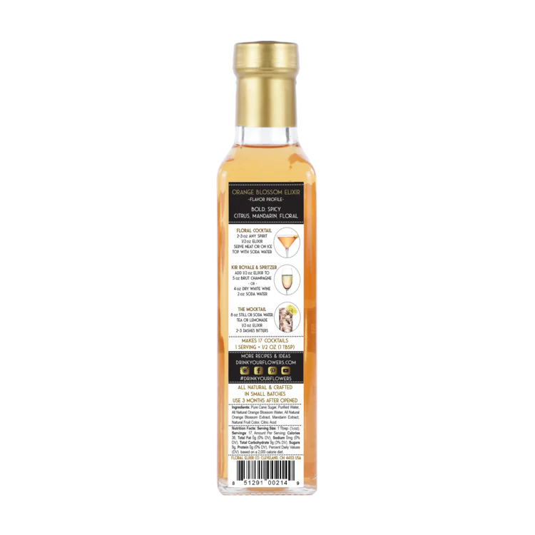 Floral Elixir Co. Orange Blossom Syrup Mini