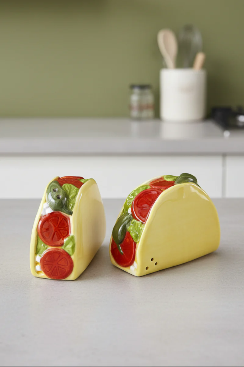 Taco Salt & Pepper Shakers Set of 2