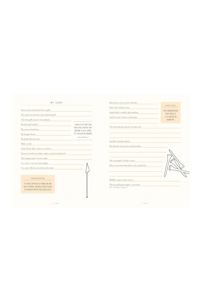 The Ultimate Golf Journal: Keeping My Game on Course - Image 2