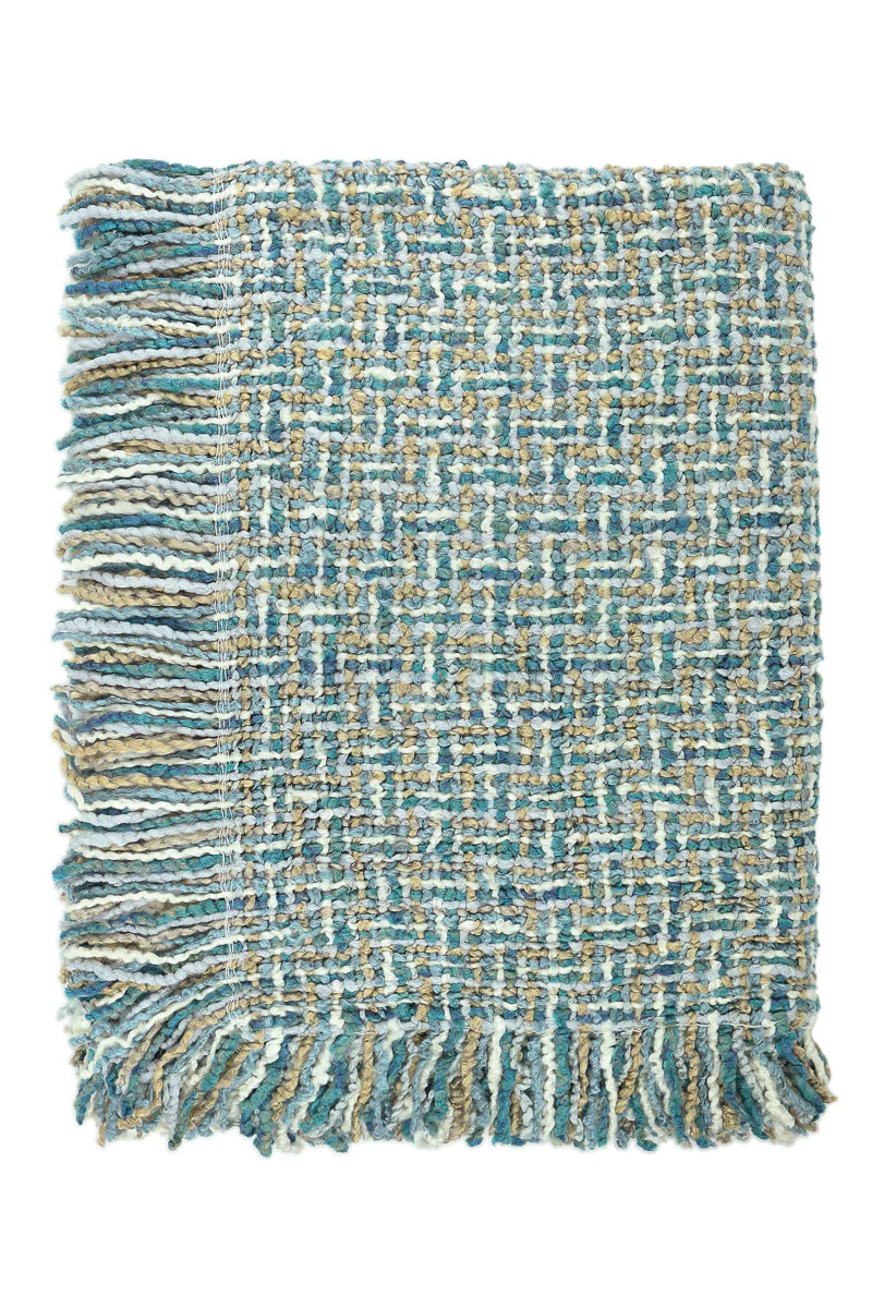 Bedford Cottage Athena Throw Seaspray 48"x72"