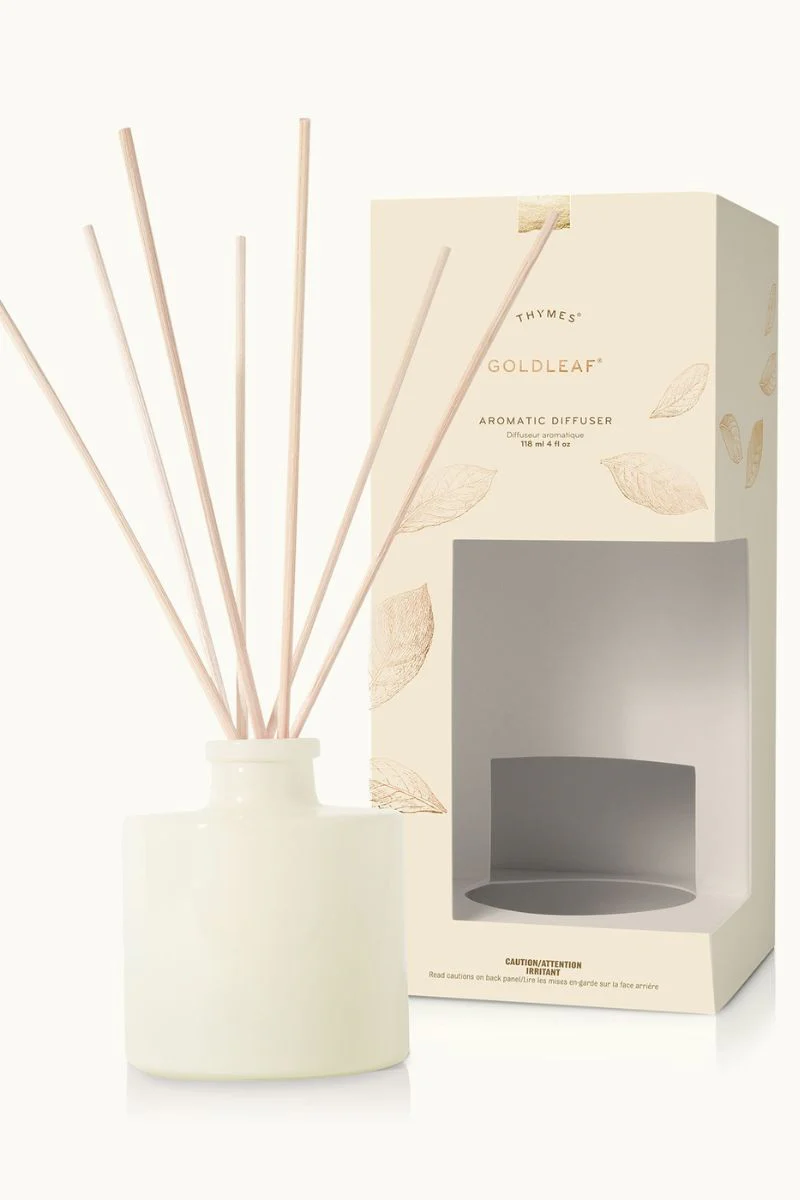 Thymes Goldleaf Aromatic Petite Diffuser