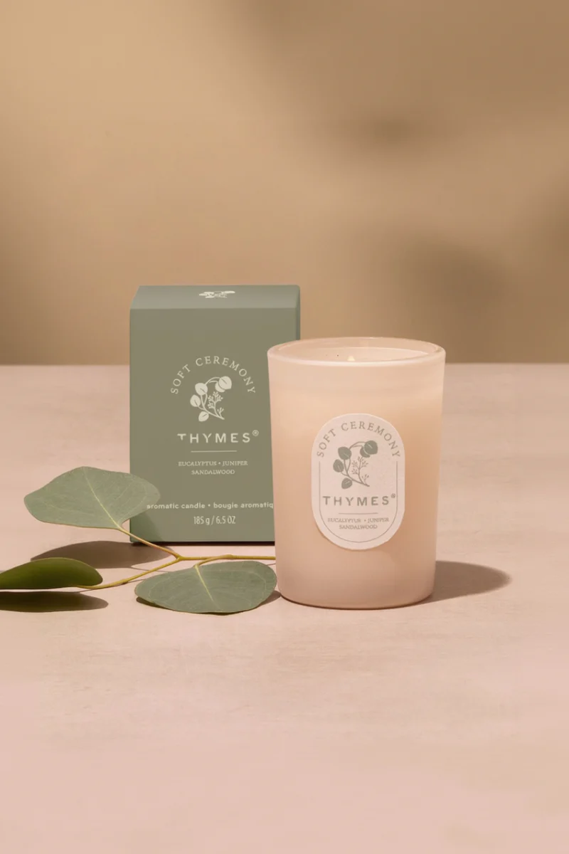 Thymes Soft Ceremony Boxed Candle 6.5oz