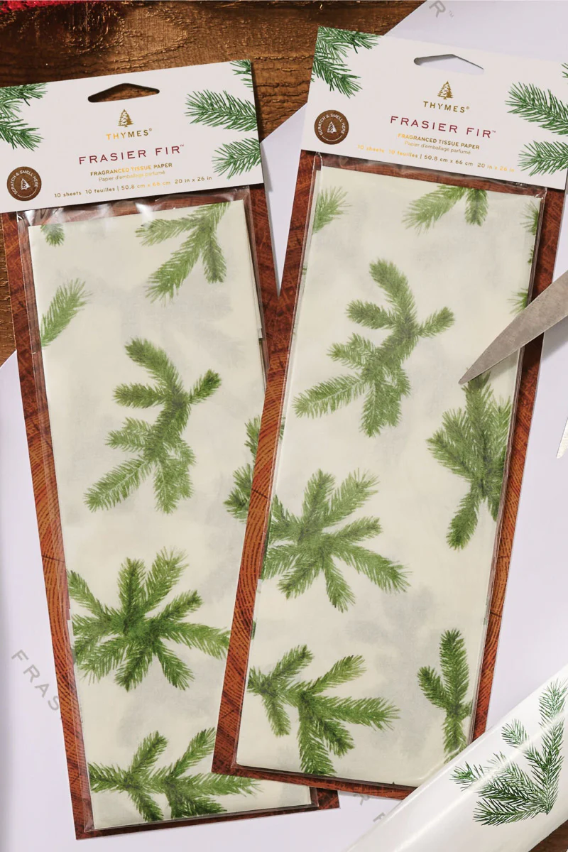 Thymes Frasier Fir Heritage Fragranced Tissue Paper - Image 2