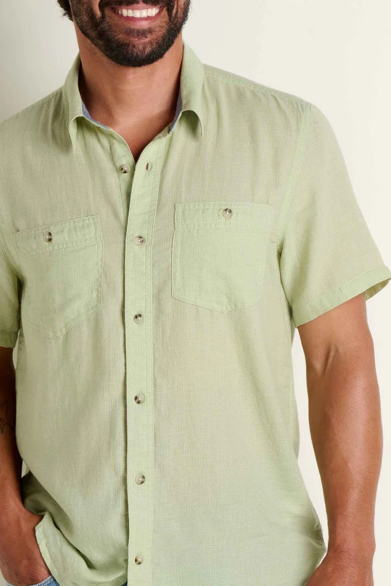 Toad & Co. Mens Honcho Shirt L Wintergreen - Image 5