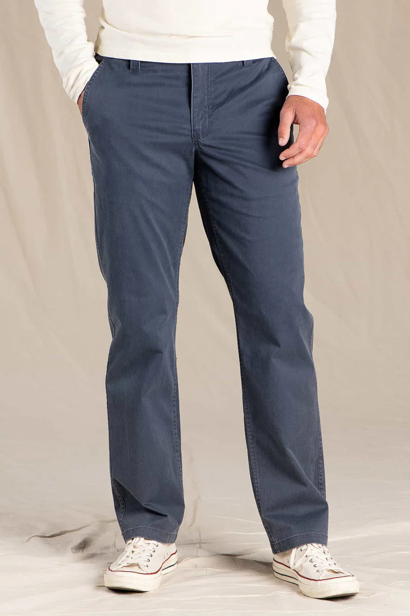 Toad & Co Men's Mission Ridge Pant 34"x 32" Nightsky Vintage Wash