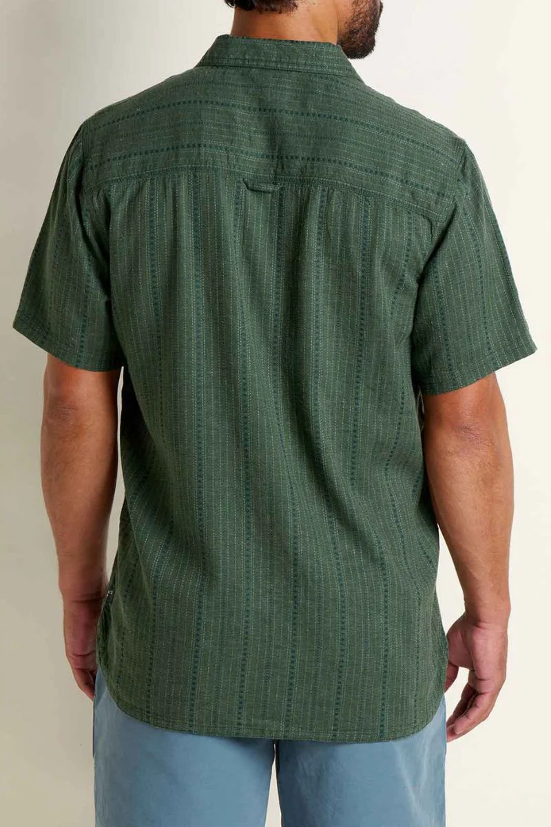Toad & Co. Mens Taj Hemp Shirt XL Cilantro Dobby - Image 4