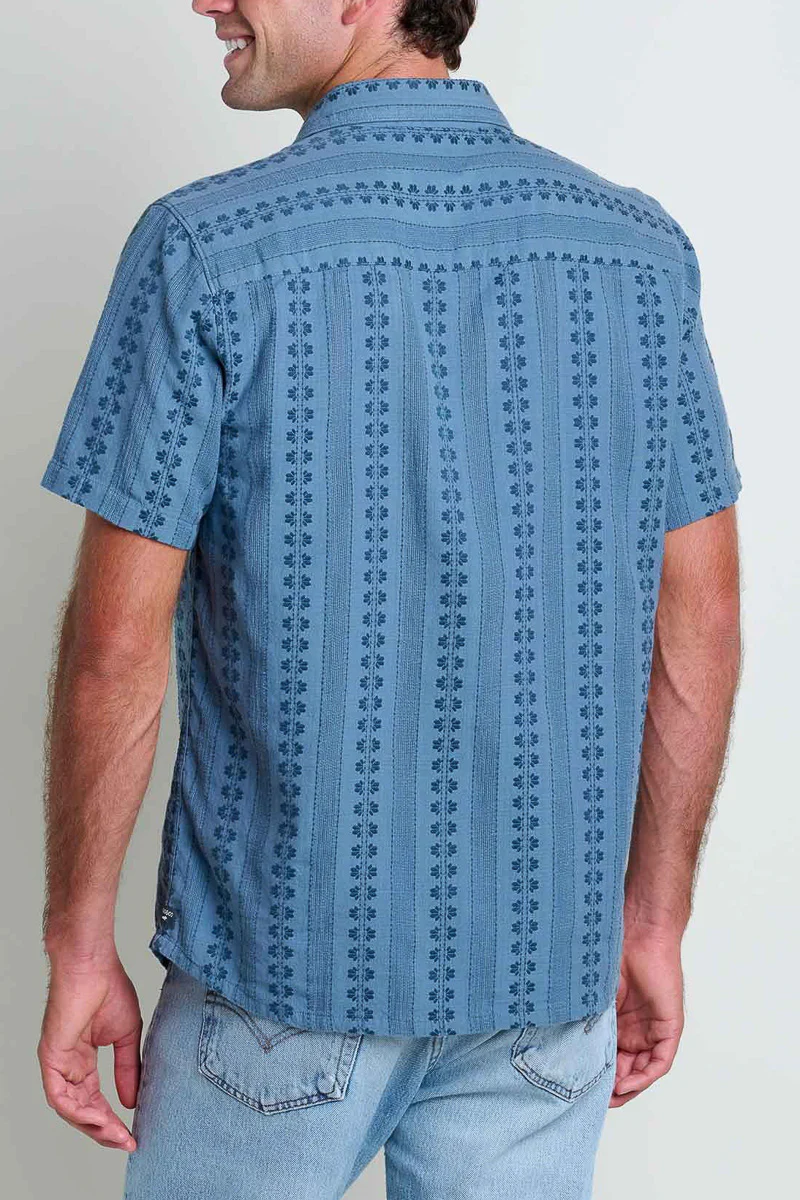 Toad & Co Men's Treescape Short Sleeve Shirt Small North Shore - Image 2