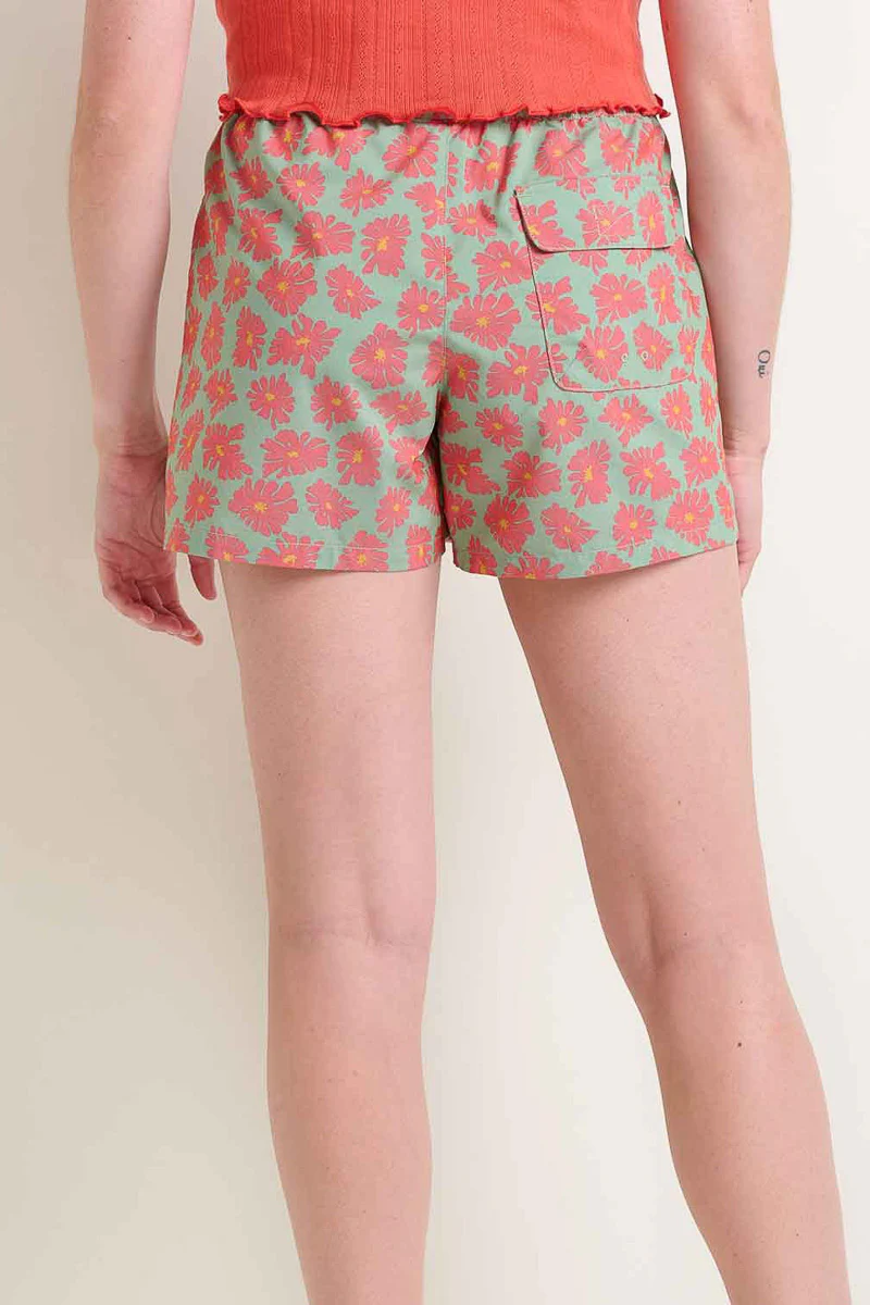 Toad & Co Women's Boundless Pull-On Short Extra Small Sagebrush Zinnia Print - Image 2