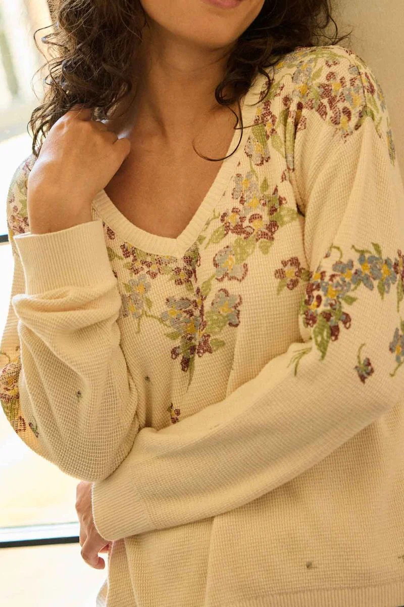 Toad & Co. Women's Bianca Patterned Pullover XL Salt Print - Image 5