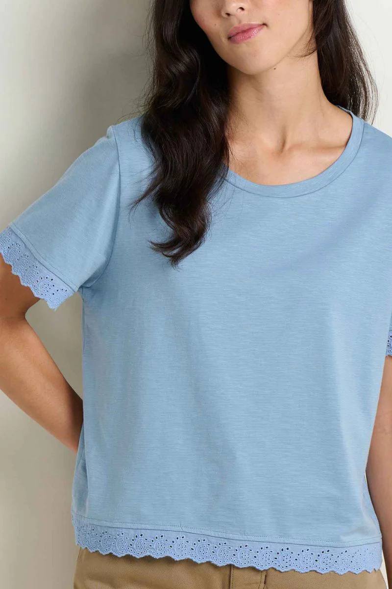 Toad & Co. Women's Clara Tee M Weathered Blue