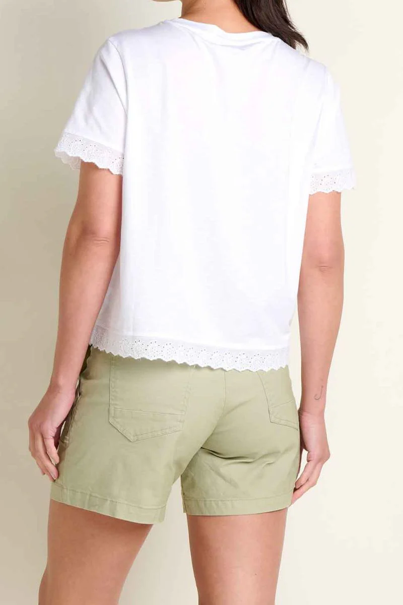 Toad & Co. Women's Clara Tee S True White - Image 3
