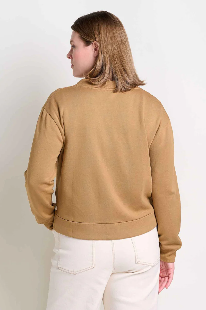 Toad & Co Women's Hemp Daybreaker Cardi Extra Small Honey Brown - Image 3