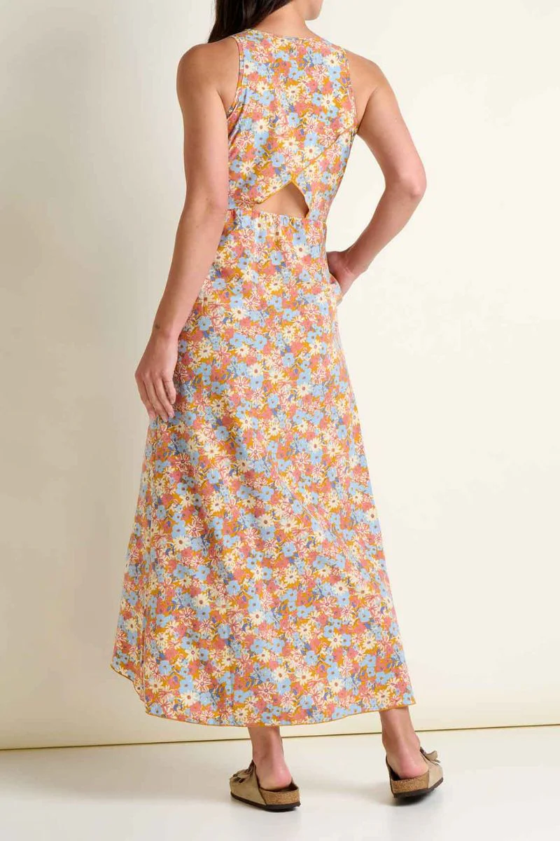 Toad & Co. Women's Sunkissed Maxi Dress S Sunset Print - Image 4