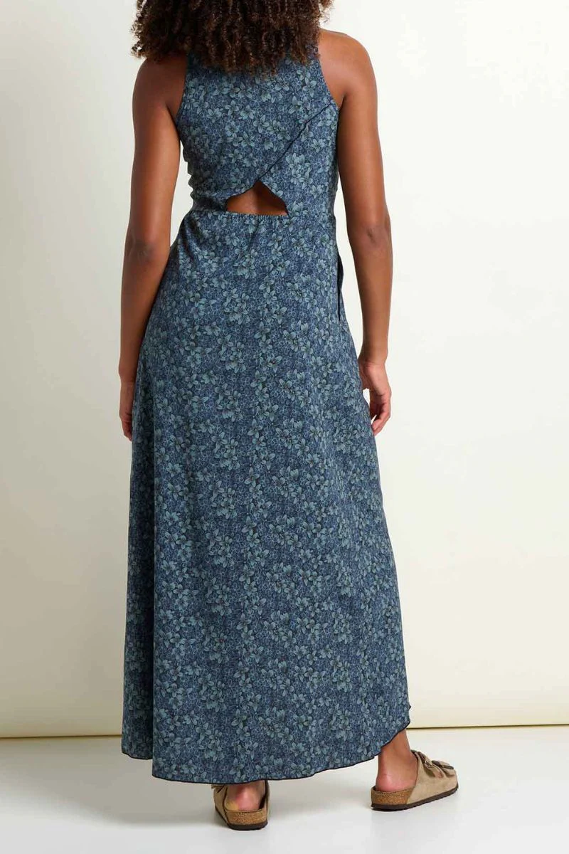 Toad & Co. Women's Sunkissed Maxi Dress XL Ink Print - Image 3