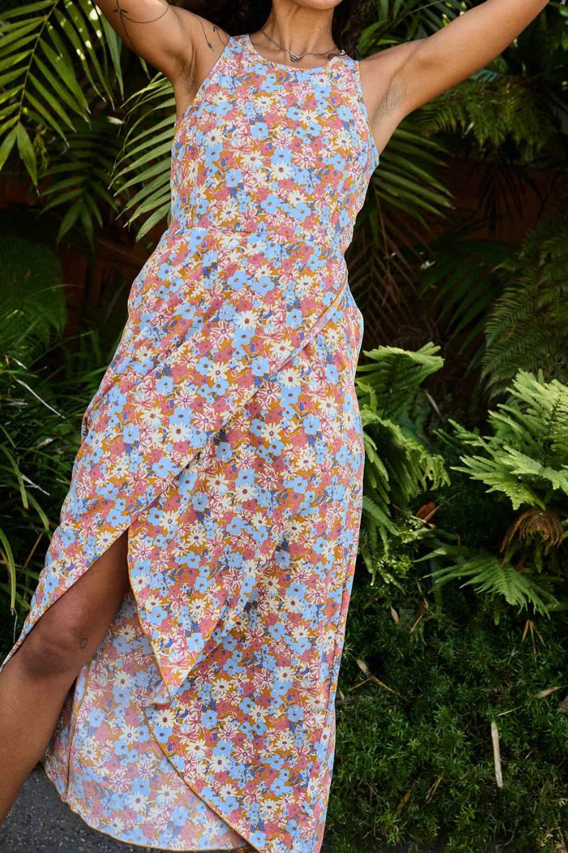 Toad & Co. Women's Sunkissed Maxi Dress XS Sunset Print - Image 2