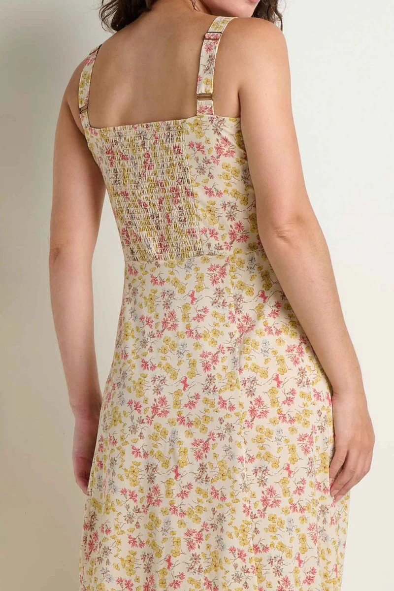 Toad & Co. Women's Sunkissed Tank Midi Dress XL Barley Print - Image 3