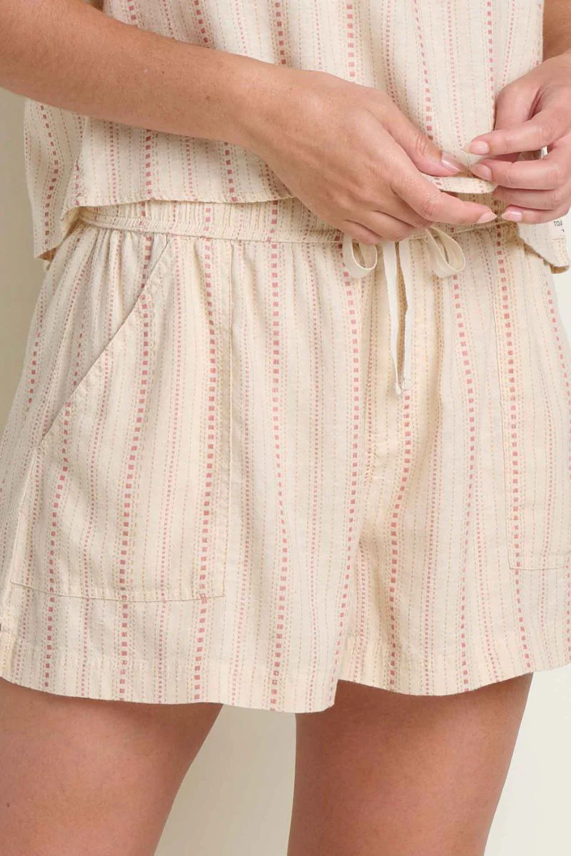 Toad & Co. Women's Taj Hemp Pull-On Short XL London Fog Dobby - Image 3