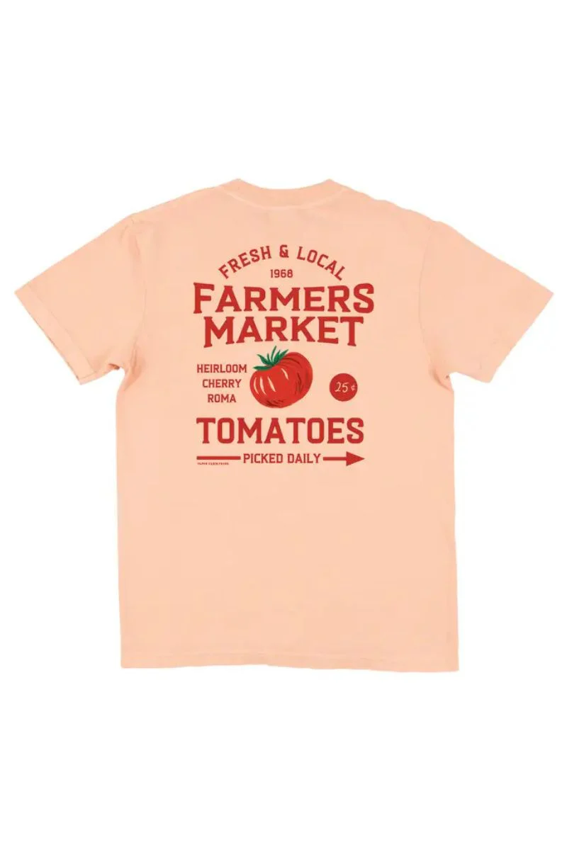 Tomato Farmers Market Tee Large Peachy Pink - Image 3
