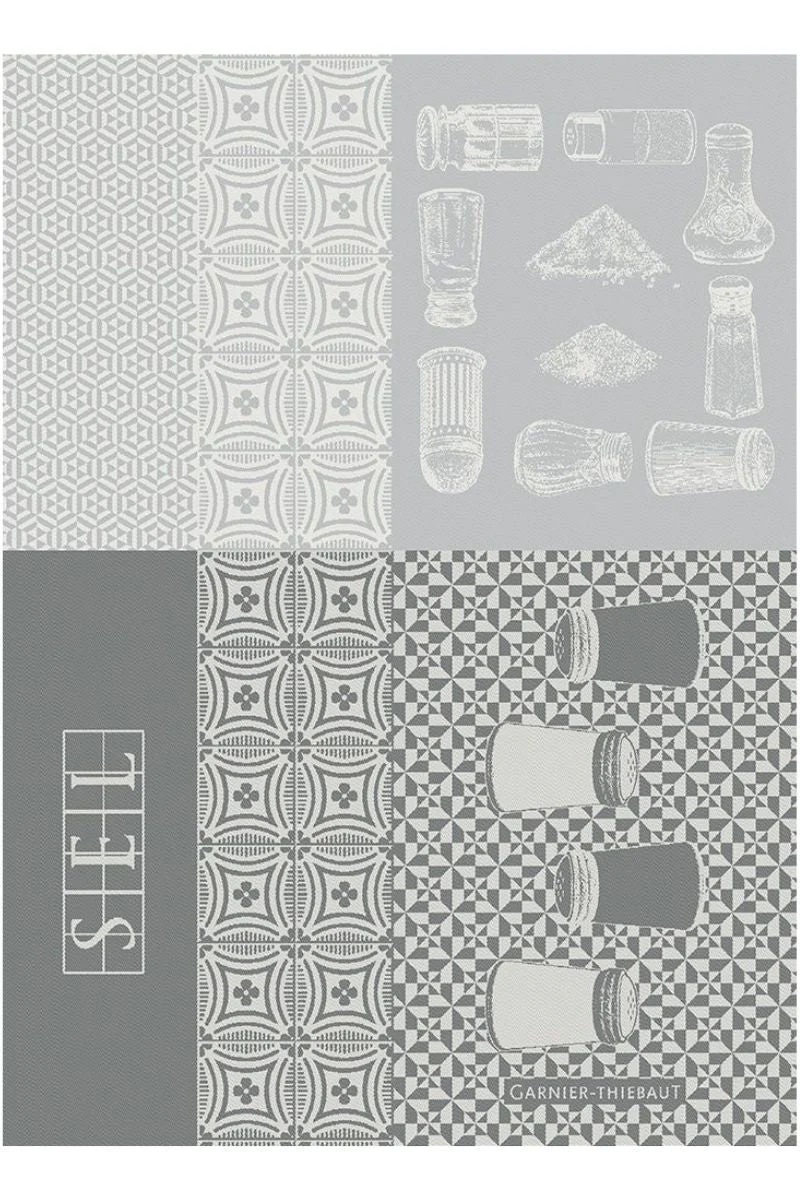 Garnier-Thiebaut Salieres Blanc Kitchen Towel