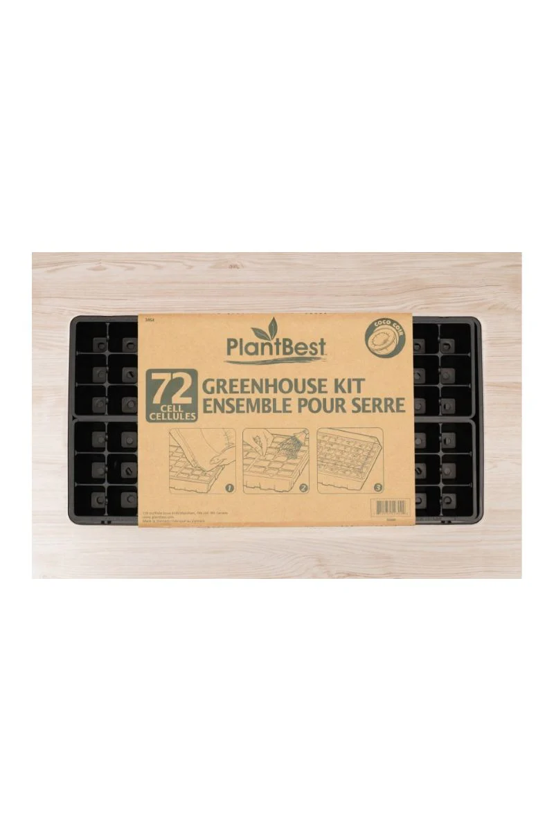 PlantBest 72-Cell Greenhouse Seed Starter Kit