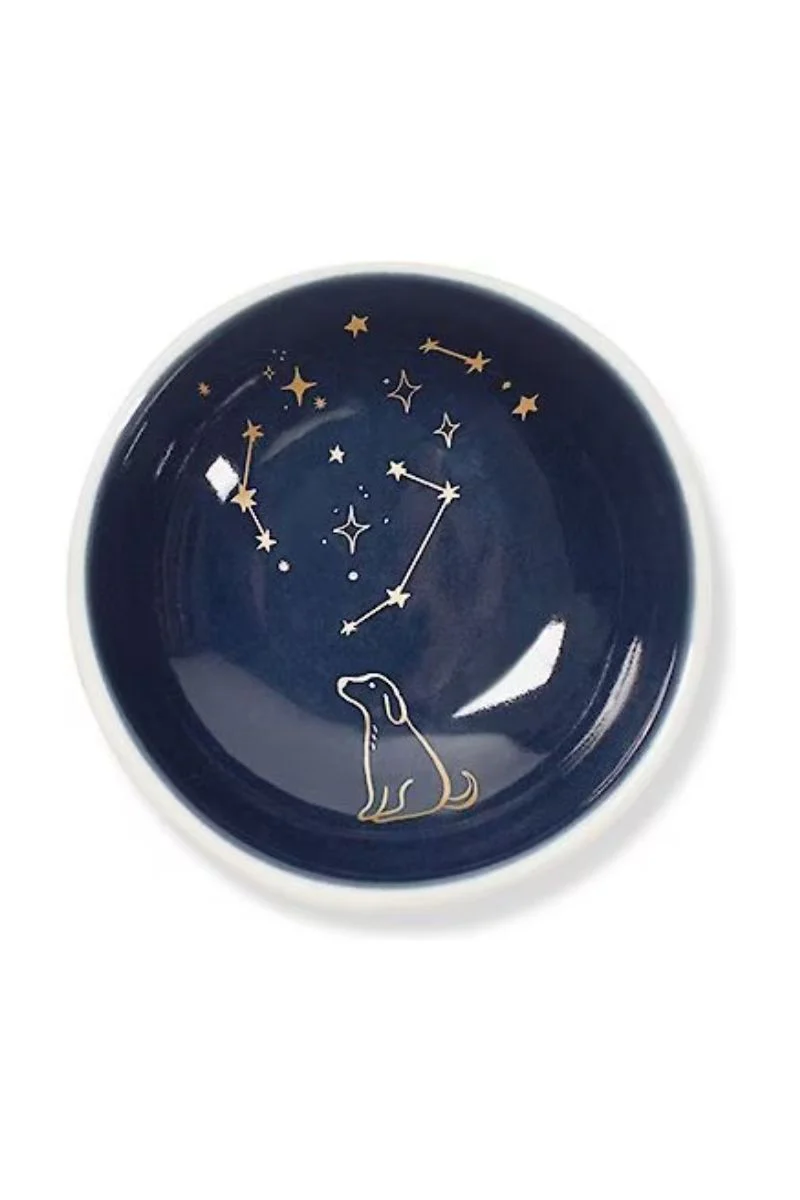 Petshop by Fringe Celestial Dog Round Trinket Tray
