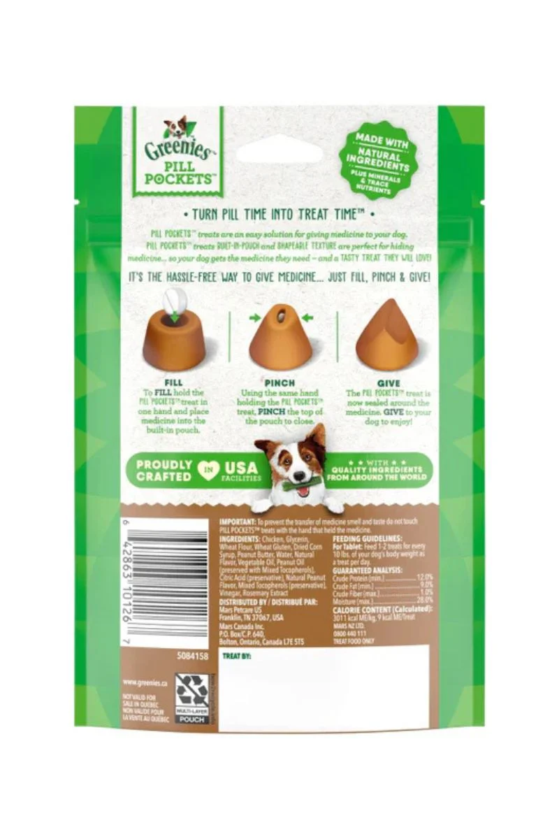 Greenies Pill Pockets Peanut Butter Tablet Size 30 count - Image 2