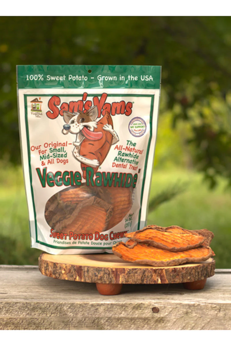 Sam's Yams Veggie Rawhide Dog Treats 14 oz - Image 2