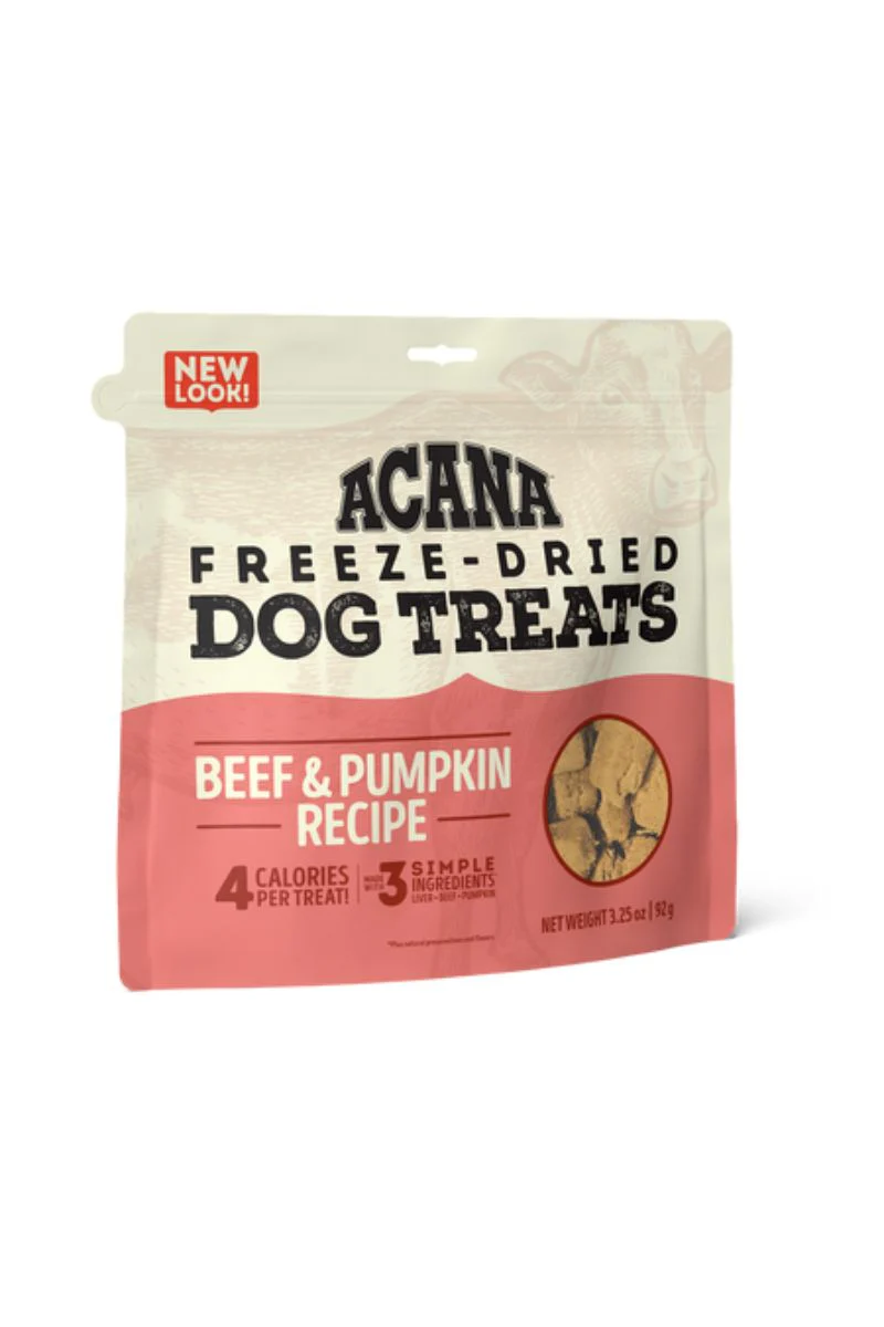 Acana Freeze-Dried Beef & Pumpkin Treat 3.25 oz