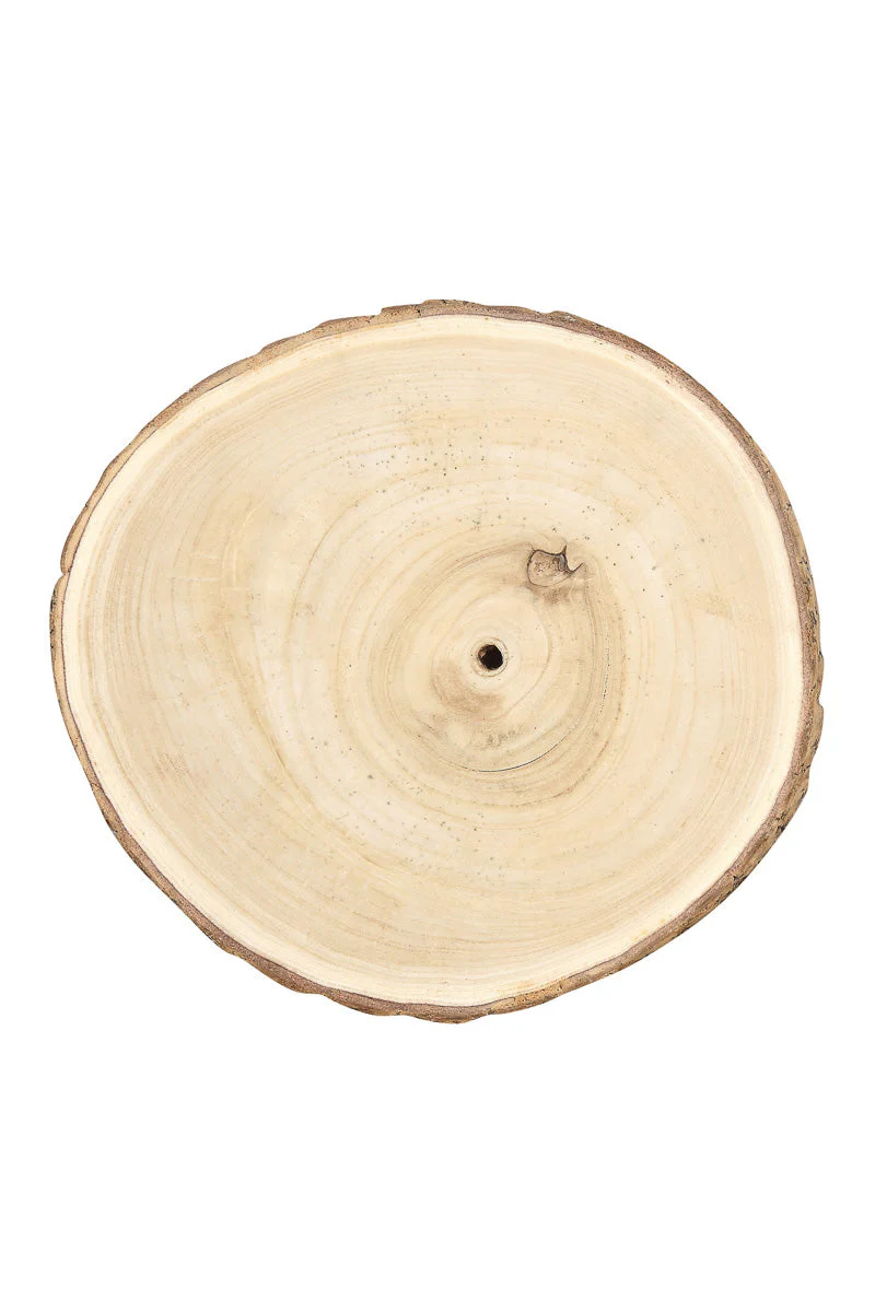 TRIVET, RND PAULOWNA WD 12.75"