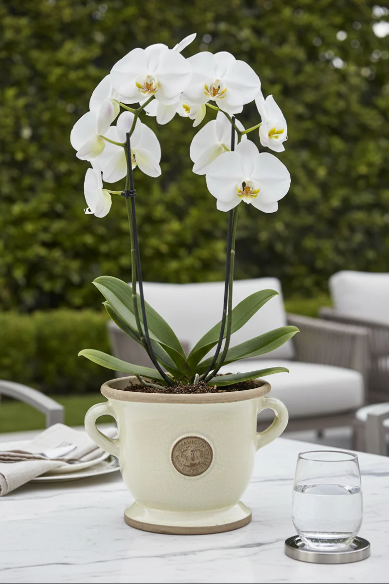 Canterbury Kew Footed Vase 5.5" Ivory