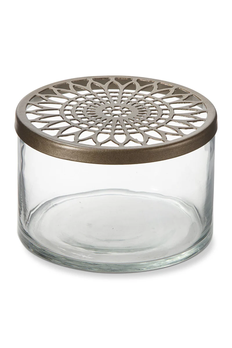 VASE FLOWER FROG GIRASOL CYL S