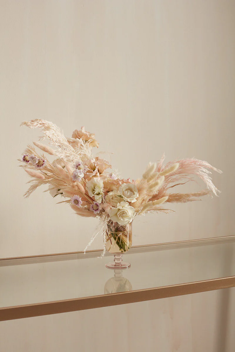 Vesna Footed Vase 3.5"x5" Pink
