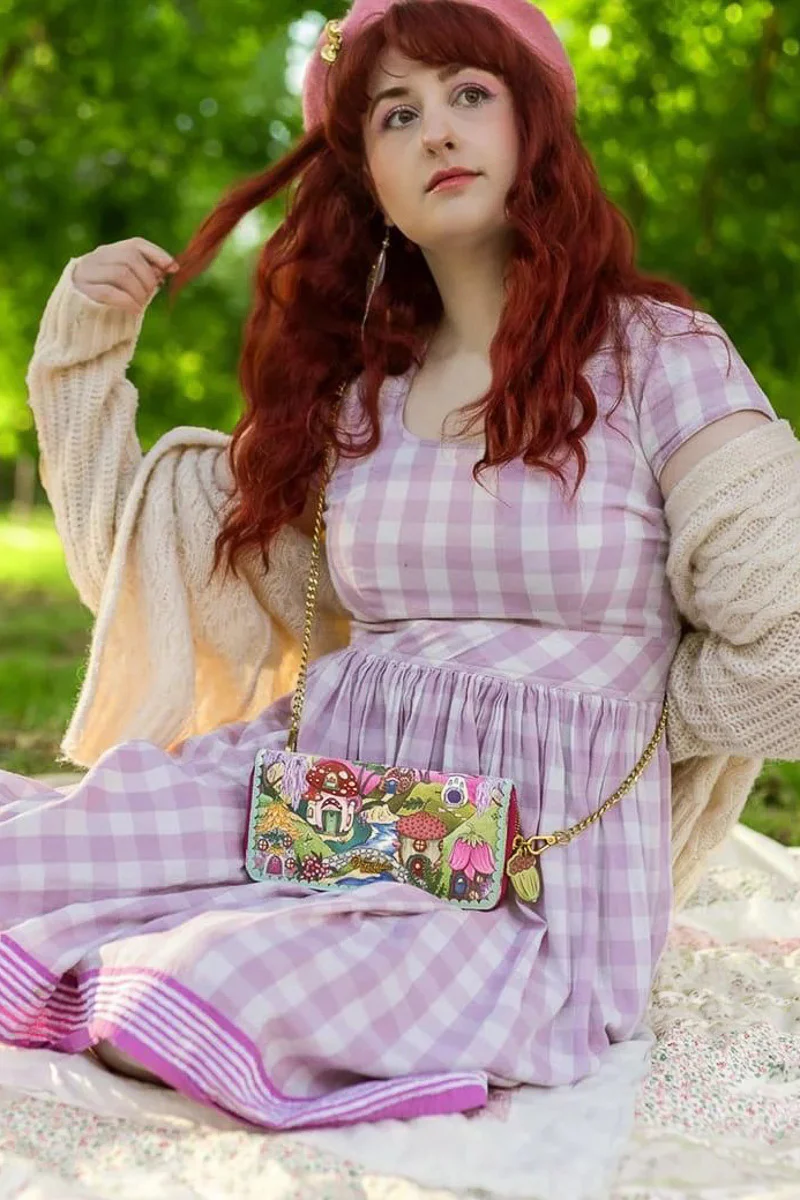Vendula London Fairy Village Large Ziparound Crossbody Wallet - Image 3