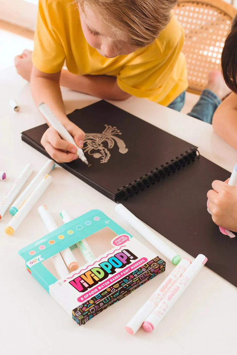 OOLY Vivid Pop! Water-Based Paint Markers Pastel