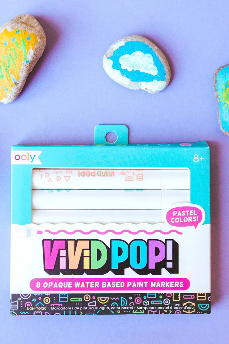 OOLY Vivid Pop! Water-Based Paint Markers Pastel - Image 2