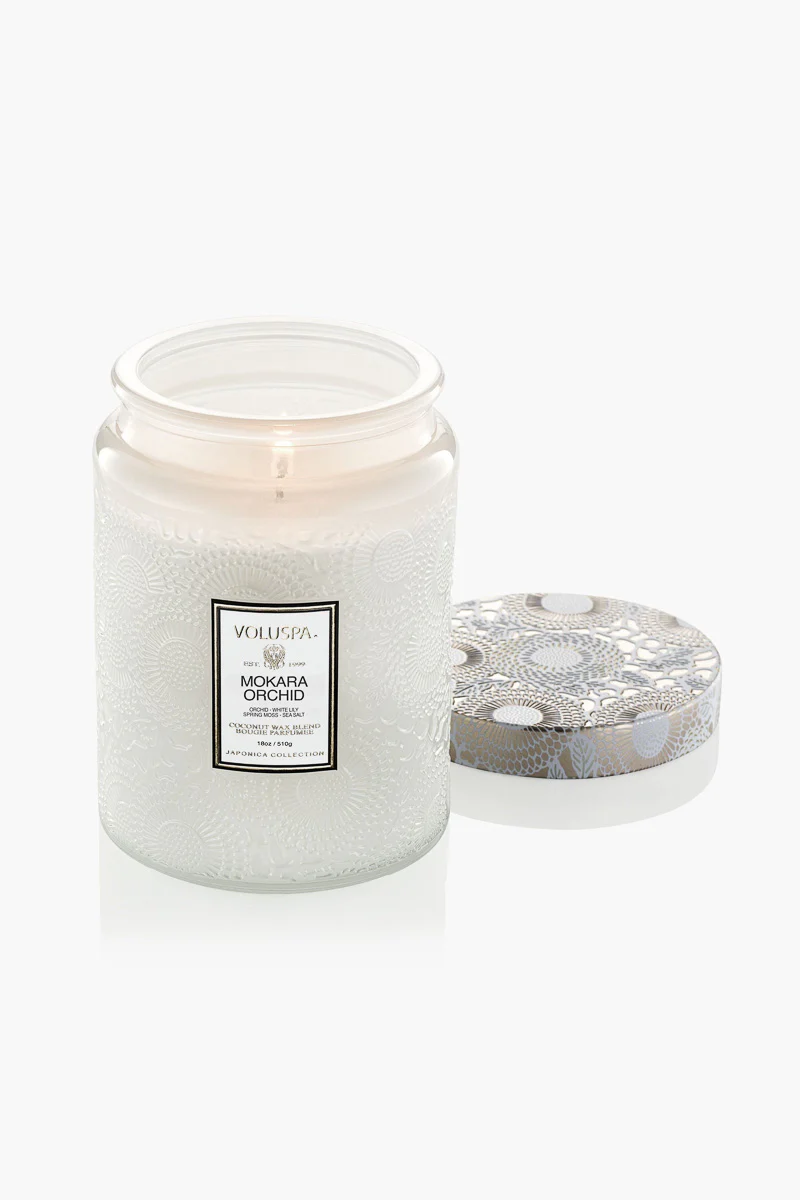 Voluspa Mokara Orchid Large Jar Candle